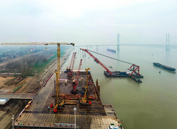 G3铜陵长江公铁大桥拉开建设序幕